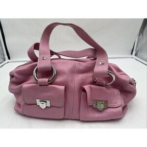 LOVCAT Paris Tote Bag Barbie Pink Leather Great Condition